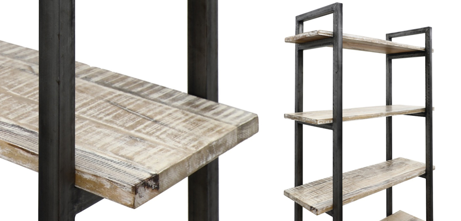 Стеллаж Takari Industrial light Wood Стеллаж Takari Industrial light Wood - Loft-Concept в Орле