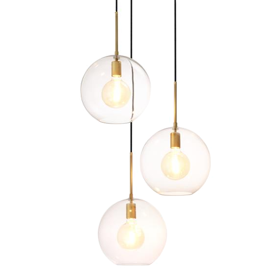 Люстра Chandelier Tango 3 light Латунь Античная полированная Темная бронза Прозрачное Стекло Люстра Chandelier Tango 3 light Латунь Античная полированная Темная бронза Прозрачное Стекло в Орле | Loft Concept
