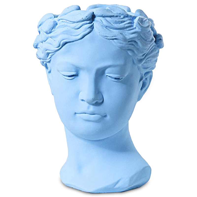 Ваза Female Bust Pastel Blue Голубой пастельный Ваза Female Bust Pastel Blue Голубой пастельный в Орле | Loft Concept