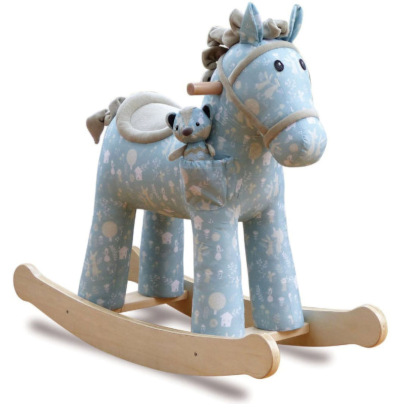 Лошадка-качалка голубая Oscar Pony Голубой Лошадка-качалка голубая Oscar Pony Голубой в Орле | Loft Concept