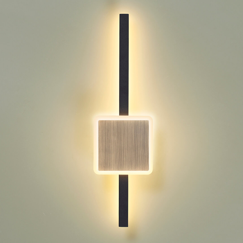 Бра Barrette Square Sconce 40 Черный Античная Бронза Бра Barrette Square Sconce 40 Черный Античная Бронза в Орле | Loft Concept