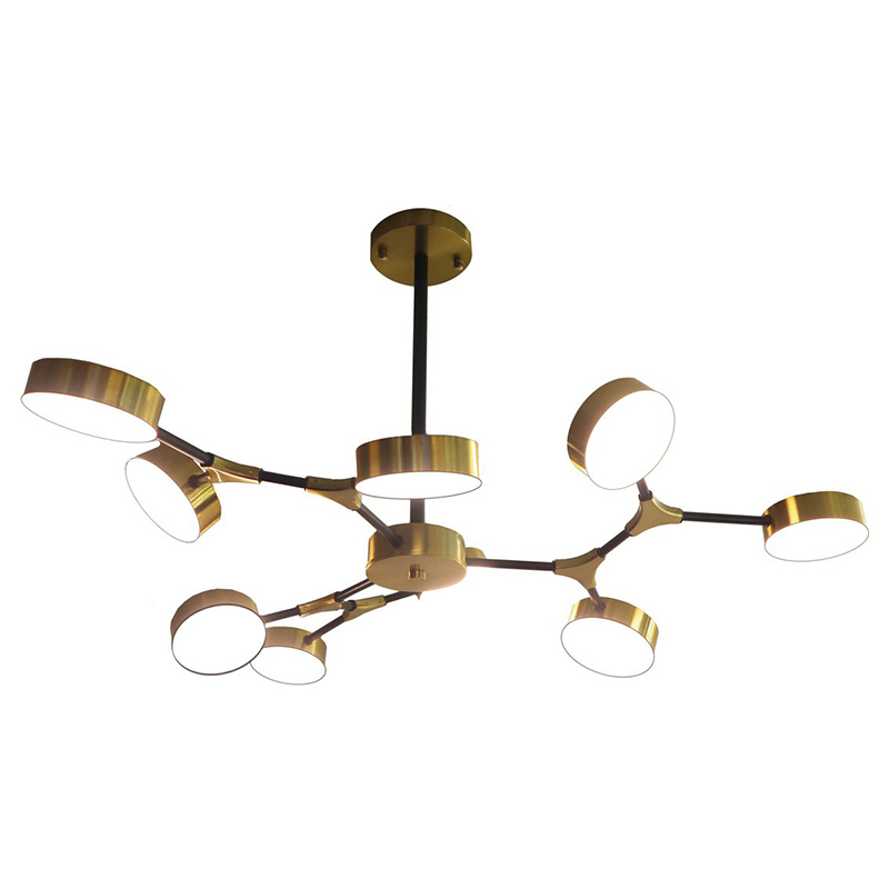 Люстра Maelys Chandelier 9 Золотой Белый Люстра Maelys Chandelier 9 Золотой Белый в Орле | Loft Concept