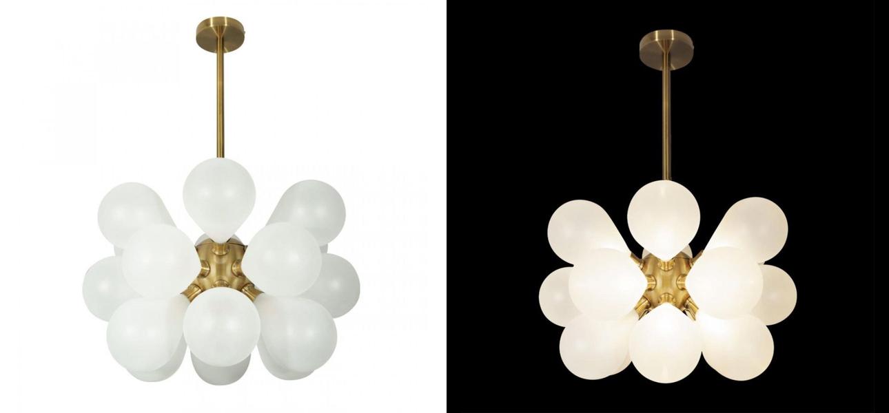 Люстра Simonet Chandelier White 55 см - фото №1