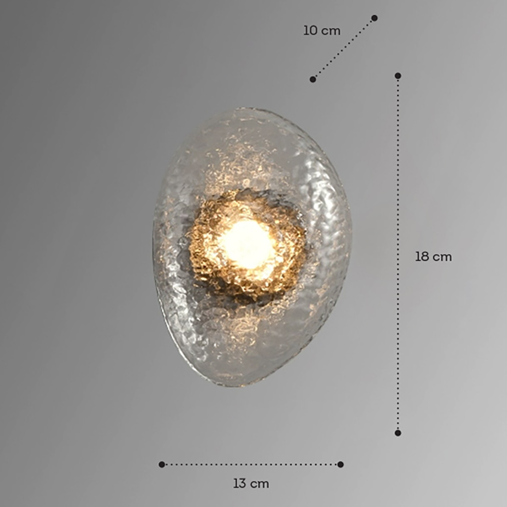 Бра LINDIS FROST LONG WALL 1 лампа Прозрачное стекло в Орле