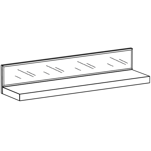 Полка с зеркальным декором Arden Mirror Shelf Полка с зеркальным декором Arden Mirror Shelf в Орле