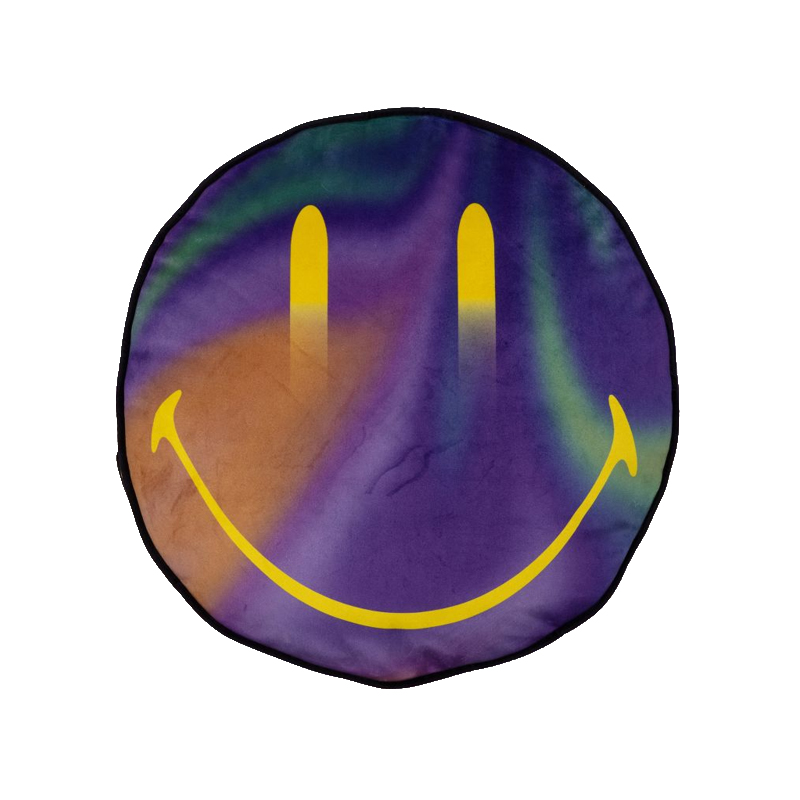 Подушка Gradient Cushion Smiley Желтый Черный Синий Подушка Gradient Cushion Smiley Желтый Черный Синий в Орле | Loft Concept