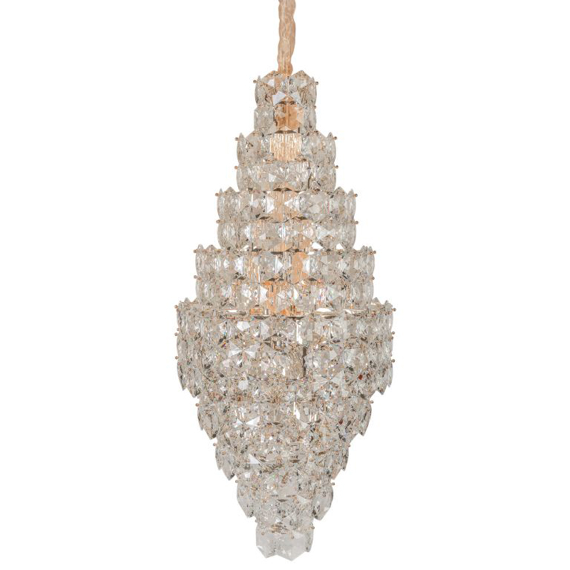 Люстра Tiers Crystal Light Chandelier 65 Золотой Прозрачное Стекло Люстра Tiers Crystal Light Chandelier 65 Золотой Прозрачное Стекло в Орле | Loft Concept