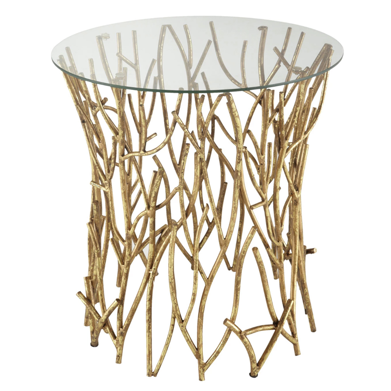 Приставной стол Golden Forest Золотой Приставной стол Golden Forest Золотой в Орле | Loft Concept