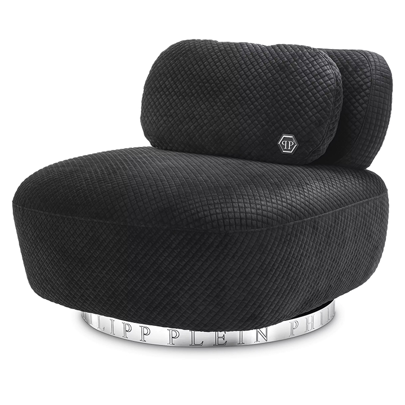 Кресло Philipp Plein Chair Signature Черный Хром Кресло Philipp Plein Chair Signature Черный Хром в Орле | Loft Concept