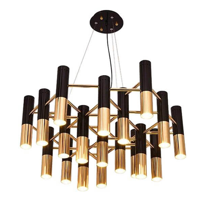 Люстра IKE Delightfull Gold & Black Черный Золотой Люстра IKE Delightfull Gold & Black Черный Золотой в Орле | Loft Concept