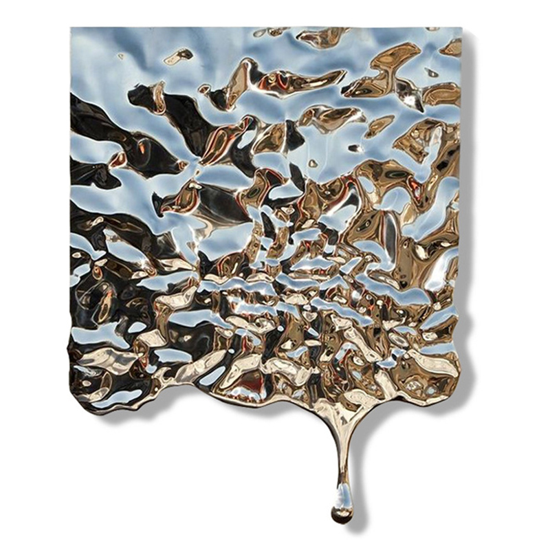 Арт-объект РТУТЬ Abstract Metal Mercury Wave Арт-объект РТУТЬ Abstract Metal Mercury Wave в Орле | Loft Concept