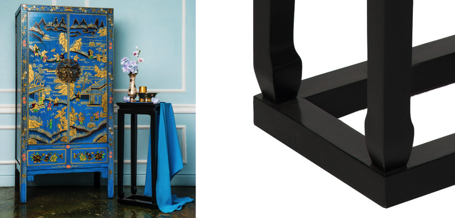 Приставной столик Chinese Side Table Black Приставной столик Chinese Side Table Black - Loft-Concept в Орле