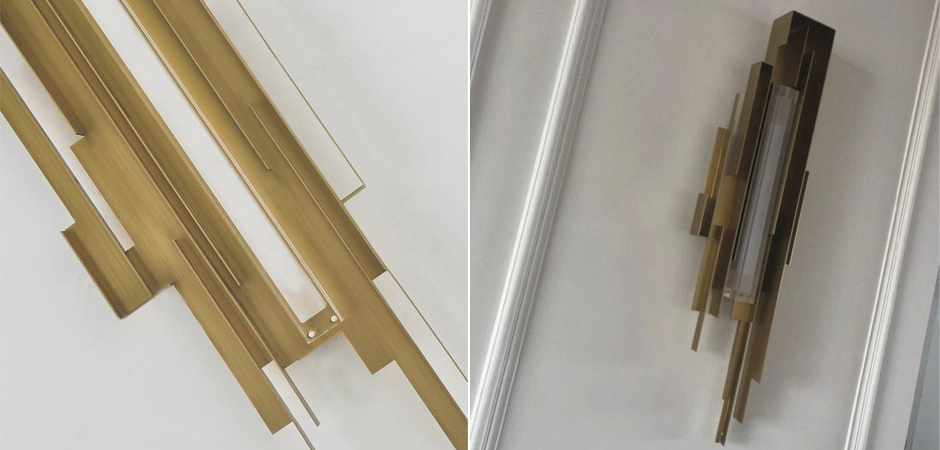 Бра Flowing Metal Sconce Бра Flowing Metal Sconce - Loft-Concept в Орле