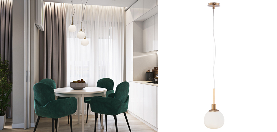 Подвесной светильник Tiepolo Ball Pendant Gold Подвесной светильник Tiepolo Ball Pendant Gold - Loft-Concept в Орле