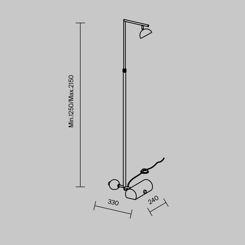 Напольный светильник Pikant 3000К 13Вт в Орле