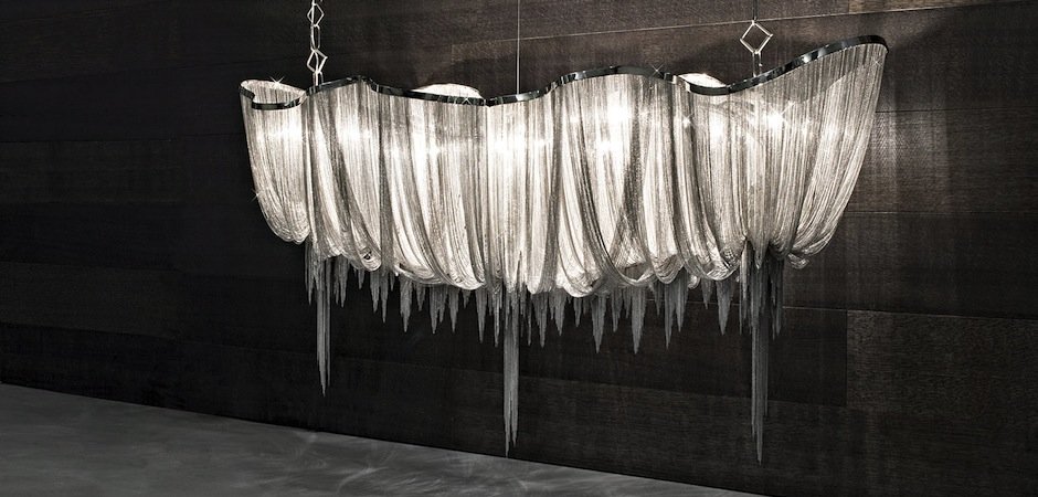 Люстра Atlantis Aluminium Chain Chandelier Люстра Atlantis Aluminium Chain Chandelier - Loft-Concept в Орле