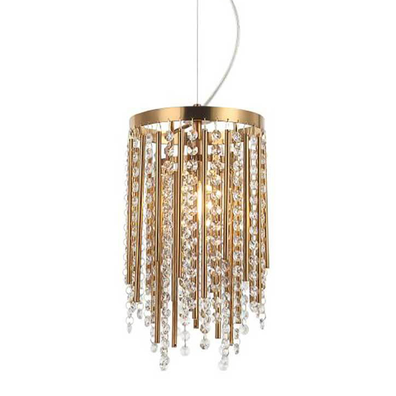 Подвесной светильник Crystal Wind Chimes Bronze Hanging Lamp Бронза Прозрачный Подвесной светильник Crystal Wind Chimes Bronze Hanging Lamp Бронза Прозрачный в Орле | Loft Concept