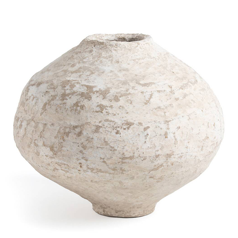 Ваза Csaba Papier Mache Vase 35 Бежево-серый Ваза Csaba Papier Mache Vase 35 Бежево-серый в Орле | Loft Concept
