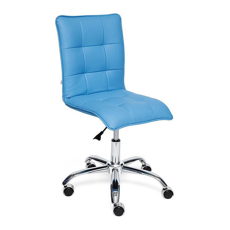 Кресло Deborah eco-leather light blue Голубой Хром Кресло Deborah eco-leather light blue Голубой Хром в Орле | Loft Concept