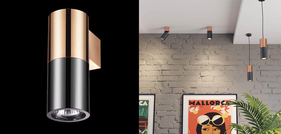 Спот Spot Illumination Sconce Black & Copper Спот Spot Illumination Sconce Black & Copper - Loft-Concept в Орле