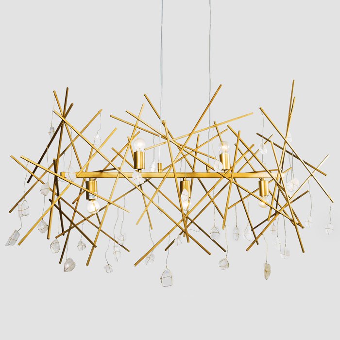 Люстра Locust Thorn and Stone CHANDELIER Бронза Прозрачное Стекло Люстра Locust Thorn and Stone CHANDELIER Бронза Прозрачное Стекло в Орле | Loft Concept