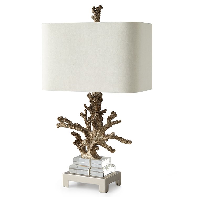 Настольная лампа Soft Gold Coral Белый Золотой Серебряный Настольная лампа Soft Gold Coral Белый Золотой Серебряный в Орле | Loft Concept