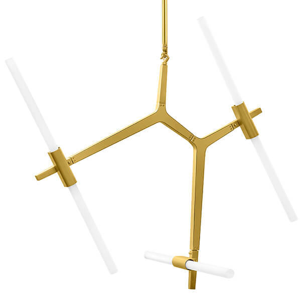 Люстра Агнес Chandelier Gold 6 Золотой Белый Люстра Агнес Chandelier Gold 6 Золотой Белый в Орле | Loft Concept