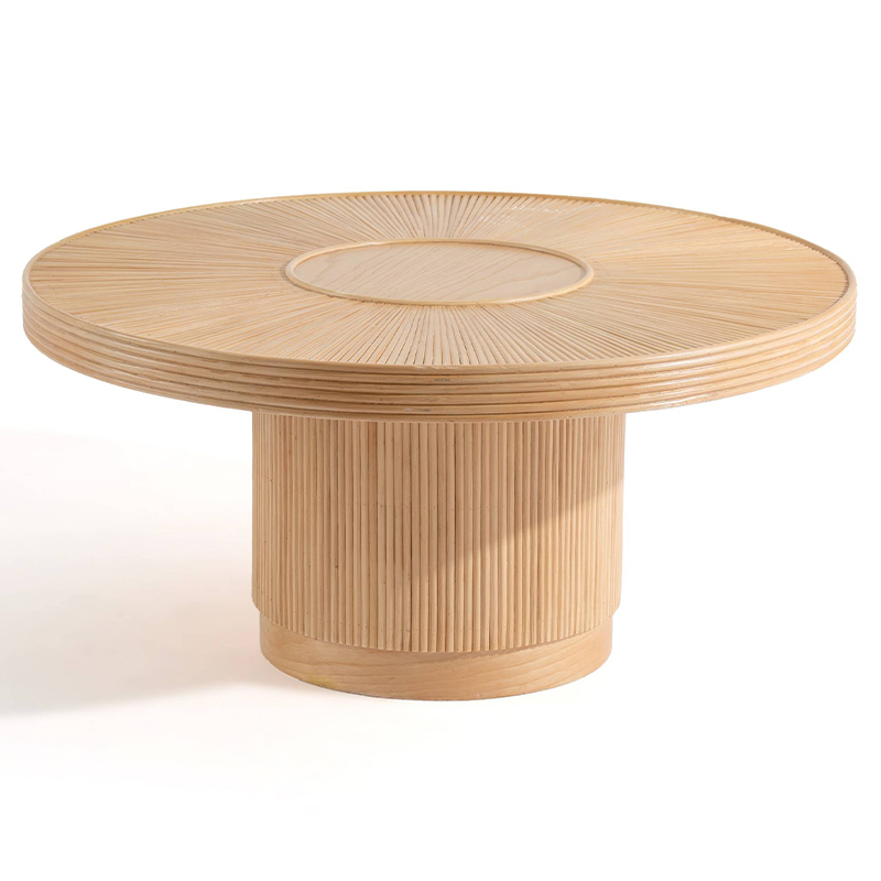 Кофейный стол Randi Wicker Coffee Table Светлый дуб Кофейный стол Randi Wicker Coffee Table Светлый дуб в Орле | Loft Concept
