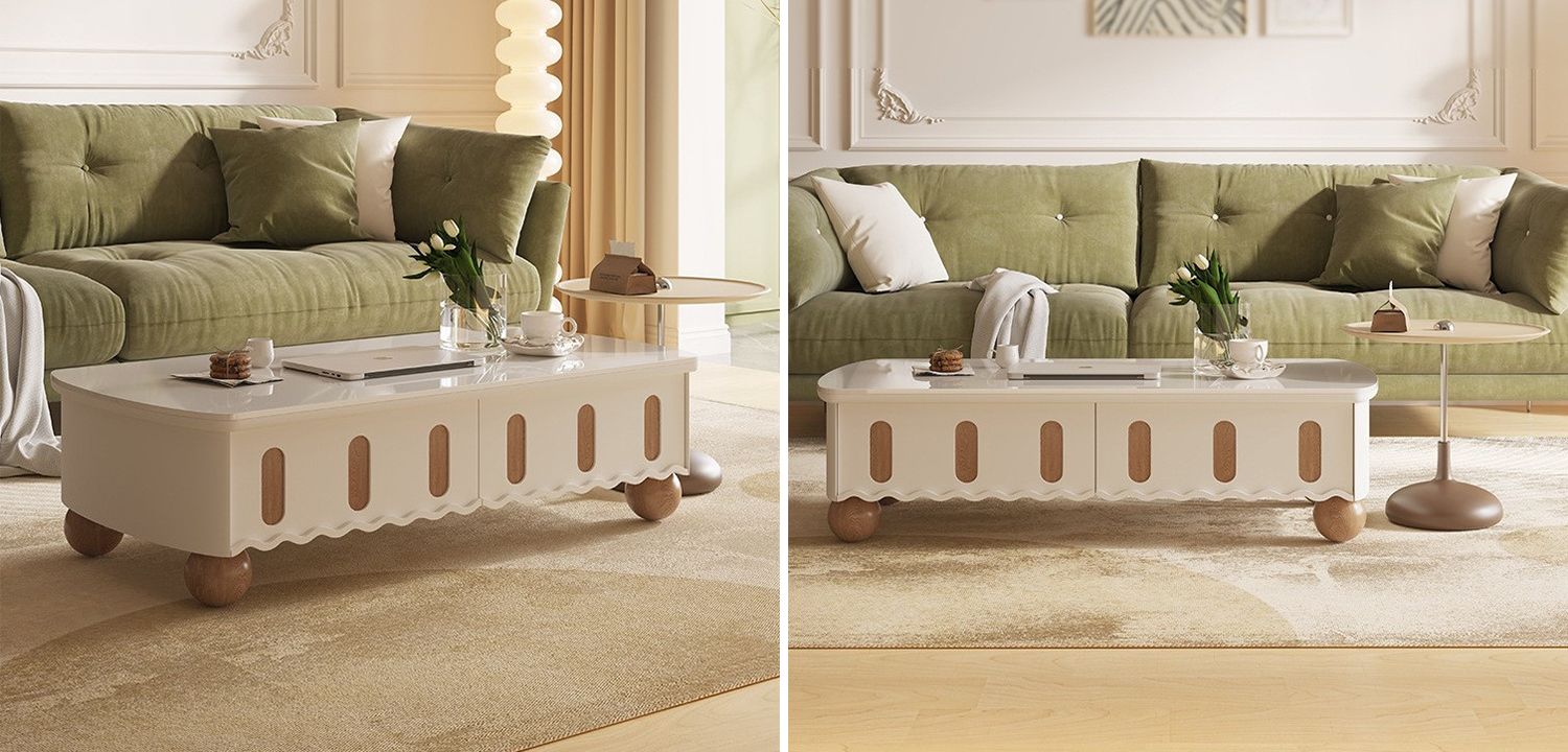 Кофейный стол Waves Wooden Forms Coffee Table - фото №1