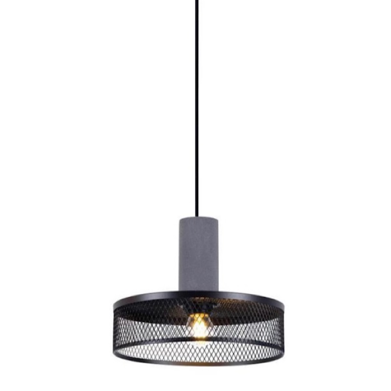 Подвесной светильник Loft Black Riveted Mesh Lighting Серый Черный матовый Подвесной светильник Loft Black Riveted Mesh Lighting Серый Черный матовый в Орле | Loft Concept
