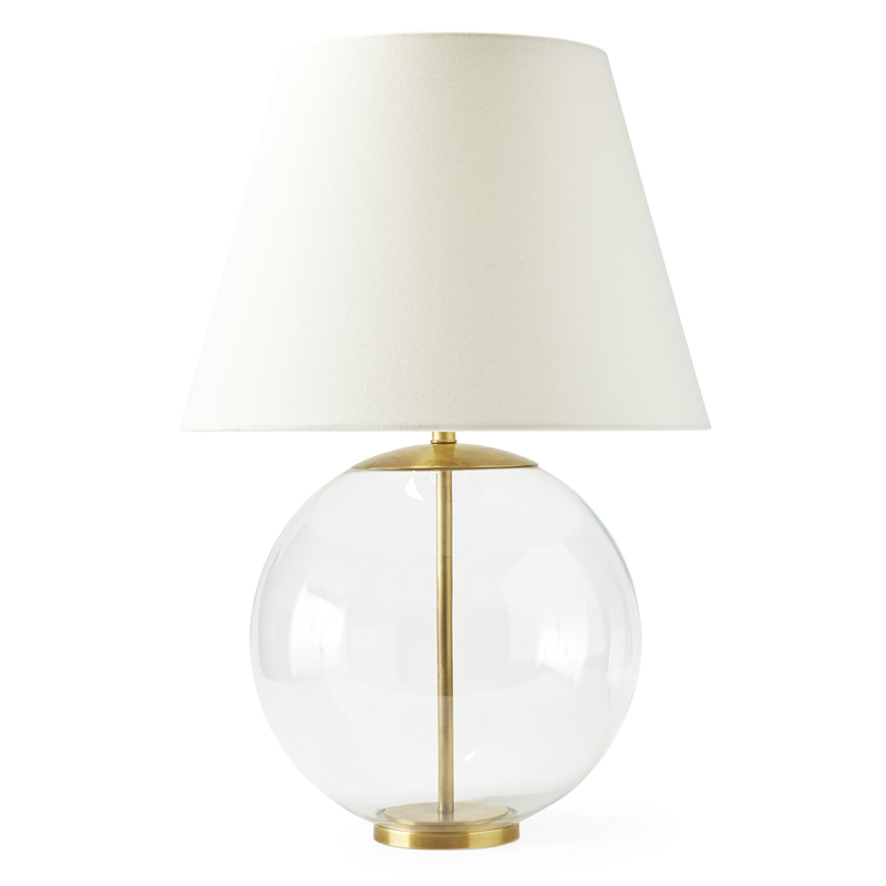 Настольная лампа Emory Table Lamp Gold Золотой Прозрачный (Transparent) Белый Настольная лампа Emory Table Lamp Gold Золотой Прозрачный (Transparent) Белый в Орле | Loft Concept