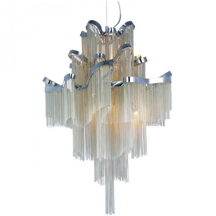 Люстра Stream Chandelier White Белый Люстра Stream Chandelier White Белый в Орле | Loft Concept