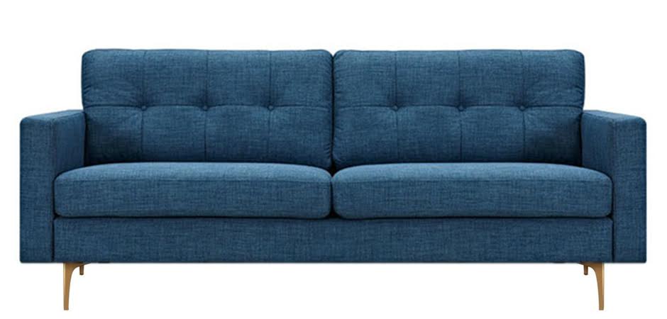 Диван Stone Blue Greta Sofa Диван синий лен Диван Stone Blue Greta Sofa Диван синий лен - Loft-Concept в Орле