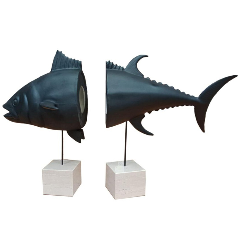 Статуэтка Tuna With Marble Bases Black White Белый Мрамор Bianco Черный Статуэтка Tuna With Marble Bases Black White Белый Мрамор Bianco Черный в Орле | Loft Concept