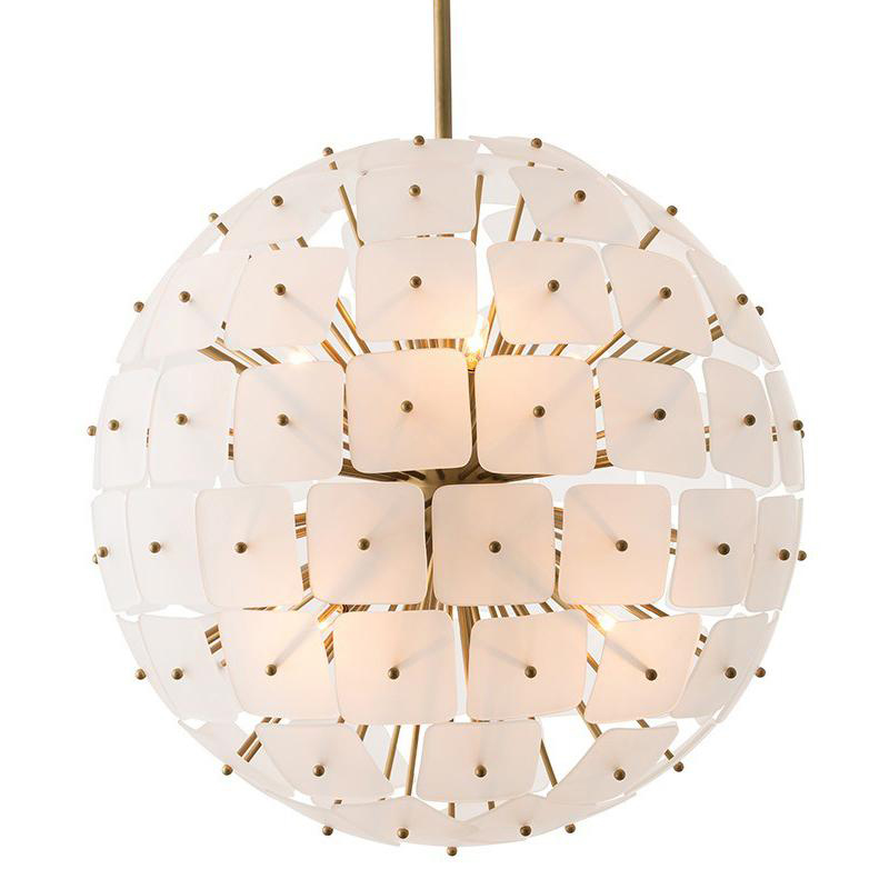Люстра Sputnik Square Matt Chandelier Золотой Люстра Sputnik Square Matt Chandelier Золотой в Орле | Loft Concept