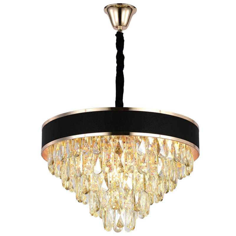 Люстра Holi Cascade Elegant With Golden Line light Каскад D 52 Черный Люстра Holi Cascade Elegant With Golden Line light Каскад D 52 Черный в Орле | Loft Concept