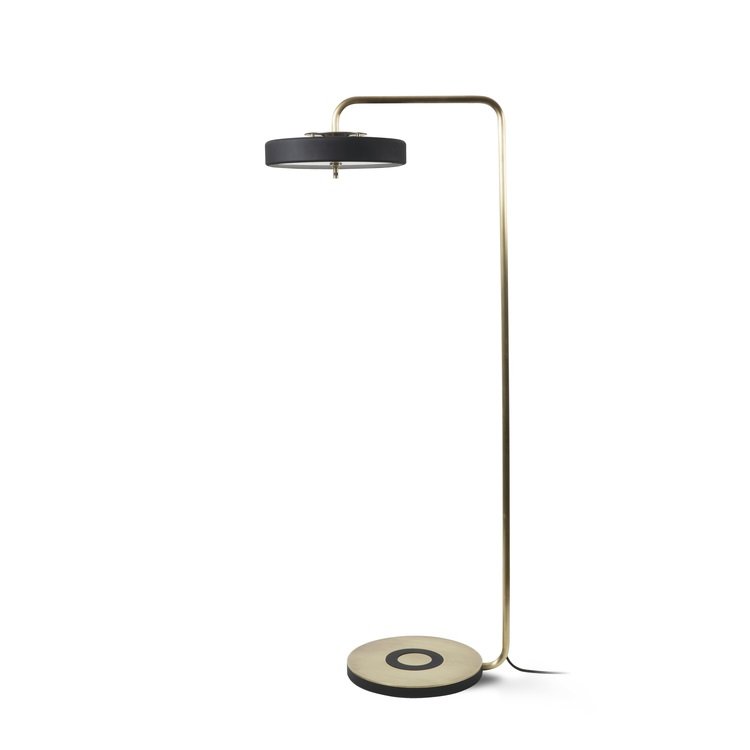 Торшер Bert Frank REVOLVE FLOOR LAMP Золотой Черный Торшер Bert Frank REVOLVE FLOOR LAMP Золотой Черный в Орле | Loft Concept