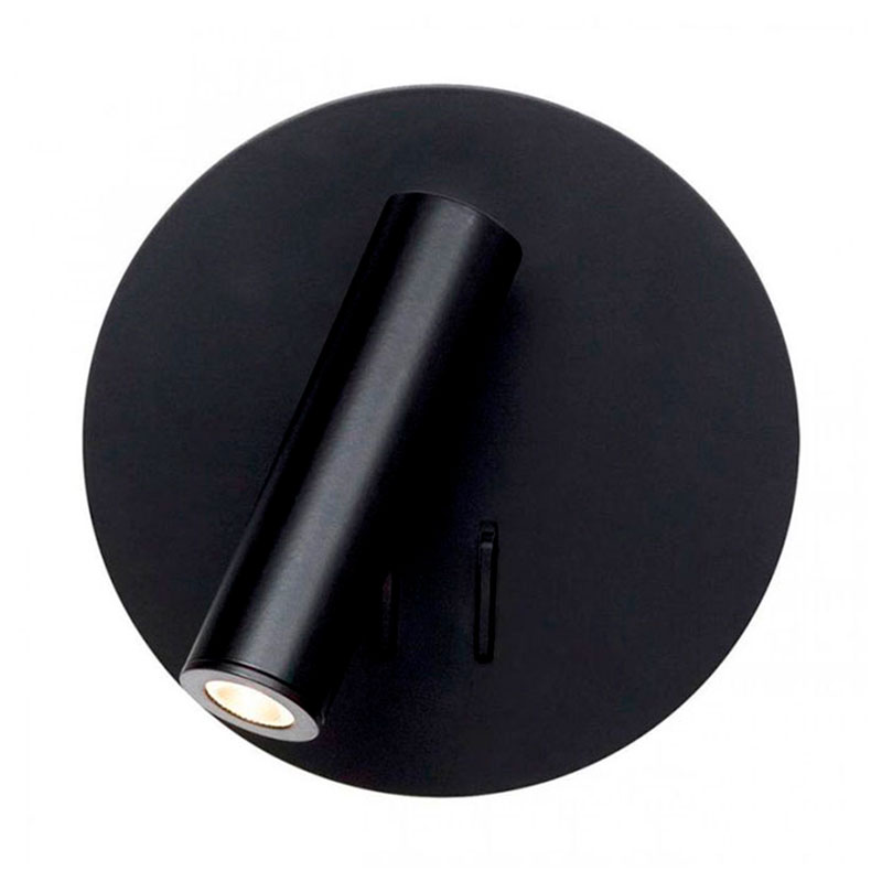 Бра Chelsom WALL LED DOCK Black Round Черный в Орле | Loft Concept 