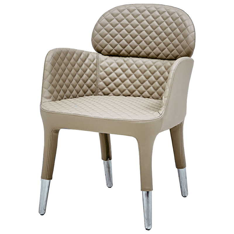 Кресло Ansbach Chair Бежевый Хром Кресло Ansbach Chair Бежевый Хром в Орле | Loft Concept