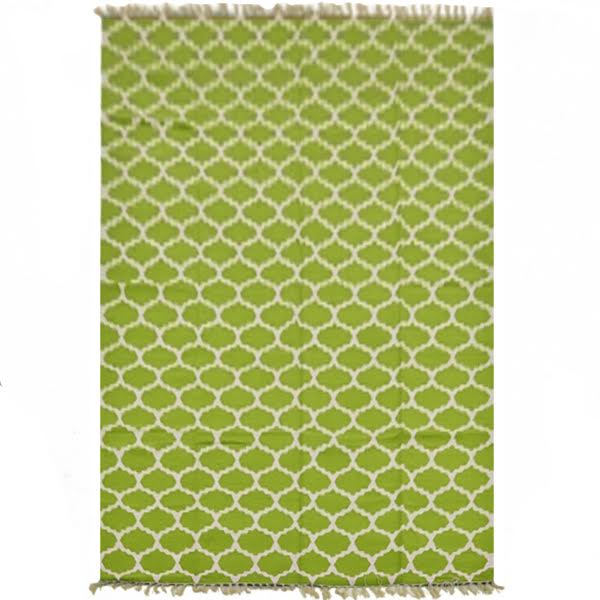 Ковер Ornament Cotton Green 100% хлопок Зеленый Ковер Ornament Cotton Green 100% хлопок Зеленый в Орле | Loft Concept