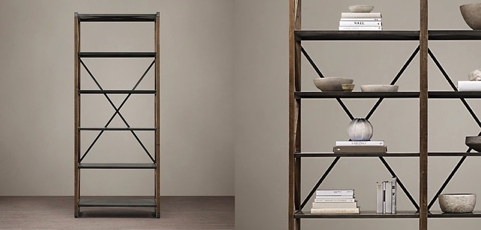 Стеллаж Visteria Double Стеллаж Visteria Double - Loft-Concept в Орле