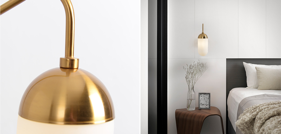 Бра Pelle Sconce short Gooseneck Clear Shade Бра Pelle Sconce short Gooseneck Clear Shade - Loft-Concept в Орле