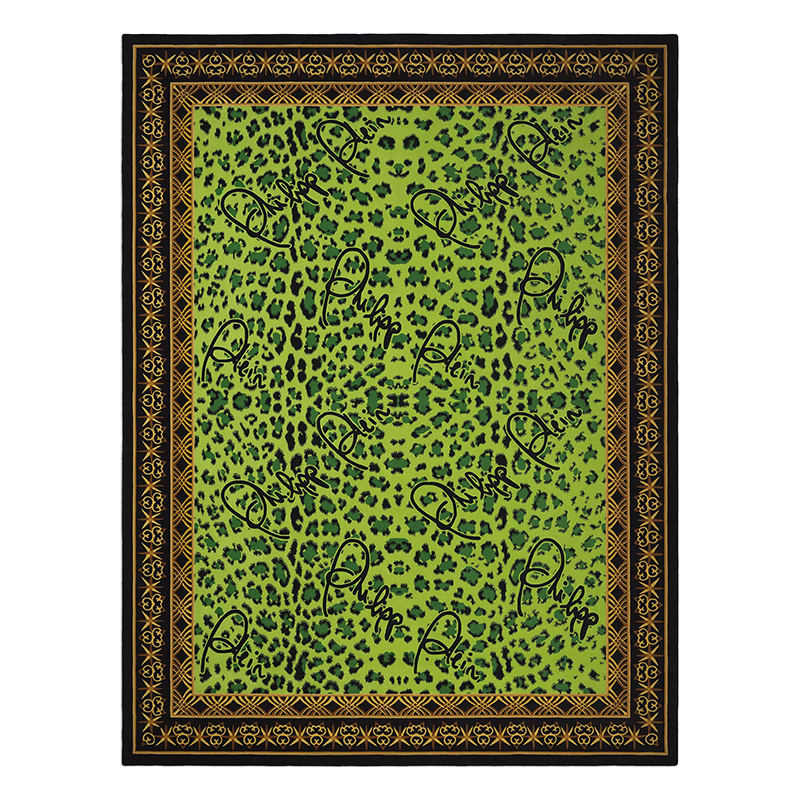 Ковер Philipp Plein Carpet Jungle 300 x 400 cm Зеленый Зеленый Черный Ковер Philipp Plein Carpet Jungle 300 x 400 cm Зеленый Зеленый Черный в Орле | Loft Concept
