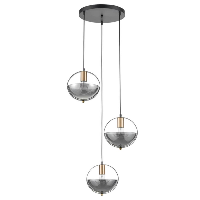 Люстра Gervais Chandelier smoky Дымчатый (Smoke) Черный Люстра Gervais Chandelier smoky Дымчатый (Smoke) Черный в Орле | Loft Concept
