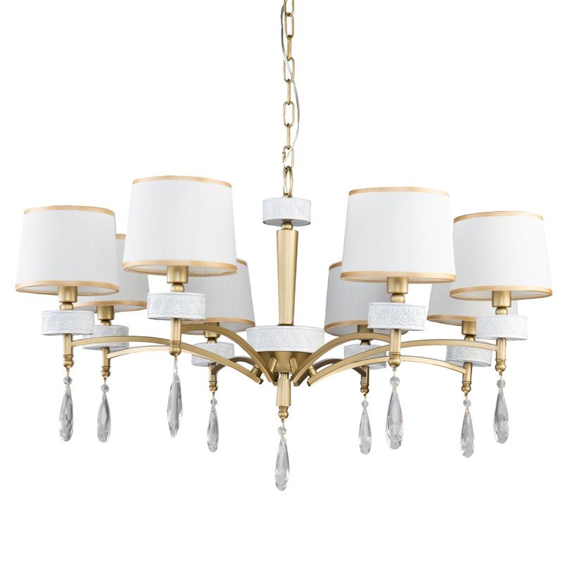 Люстра Dayodore Chandelier 86 Золотой Белый Прозрачный в Орле | Loft Concept 
