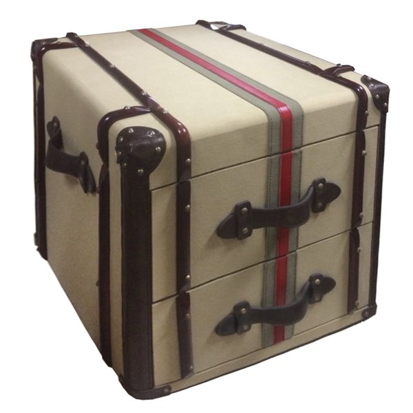 Сундук Richards Red line Canvas Medium trunk Сундук Richards Red line Canvas Medium trunk в Орле | Loft Concept