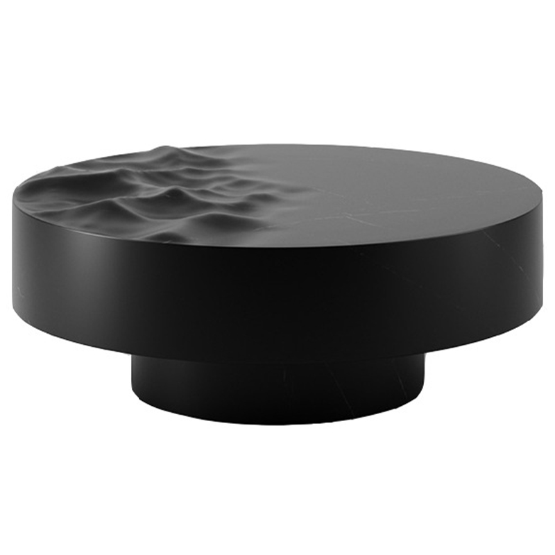 Дизайнерский журнальный стол Mathieu Lehanneur Sculpts Ocean Memories Round Black Черный Мрамор Nero Дизайнерский журнальный стол Mathieu Lehanneur Sculpts Ocean Memories Round Black Черный Мрамор Nero в Орле | Loft Concept
