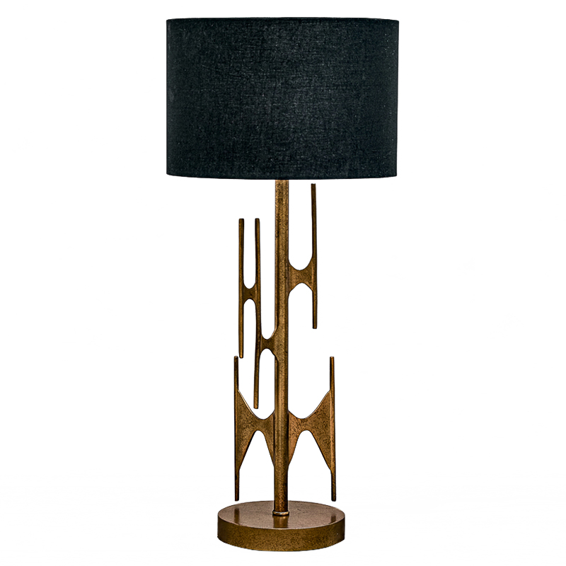 Настольная лампа Flabanico Table lamp Винтажная латунь Черный Настольная лампа Flabanico Table lamp Винтажная латунь Черный в Орле | Loft Concept