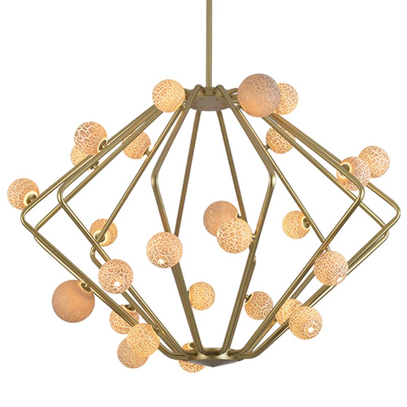 Люстра Cherry Bomb Cage Chandelier CB.29.01 Латунь Бежевый Люстра Cherry Bomb Cage Chandelier CB.29.01 Латунь Бежевый в Орле | Loft Concept