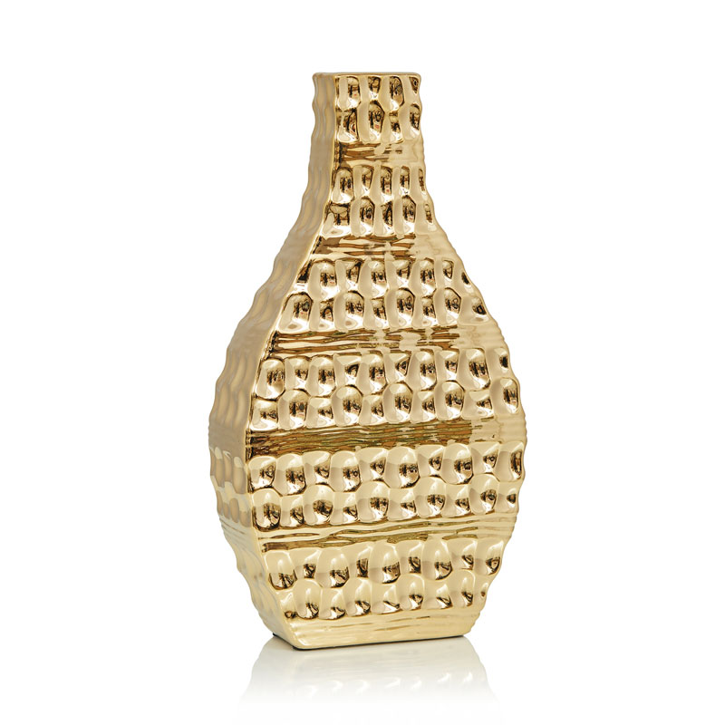 Ваза Fiesta Vase II Золотой Ваза Fiesta Vase II Золотой в Орле | Loft Concept